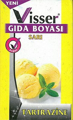 VİSSER TOZ GIDA BOYASI - Sarı