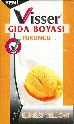 VİSSER TOZ GIDA BOYASI - Turuncu