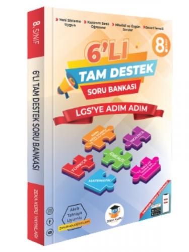ZEKA KÜPÜ 8.Sınıf 6 lı TAM DESTEK Soru Bankası